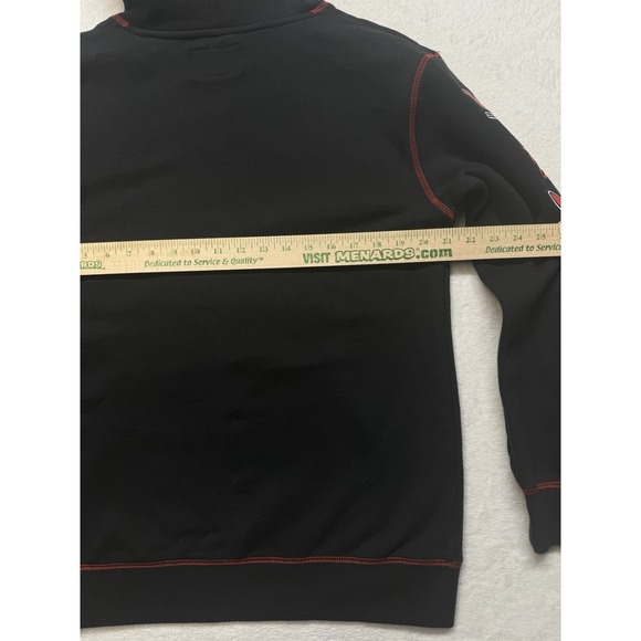 Broken Promises x Happy Bunny I'm Bad Contrast Black Hoodie Woman's Large Pocket - Picture 14 of 16